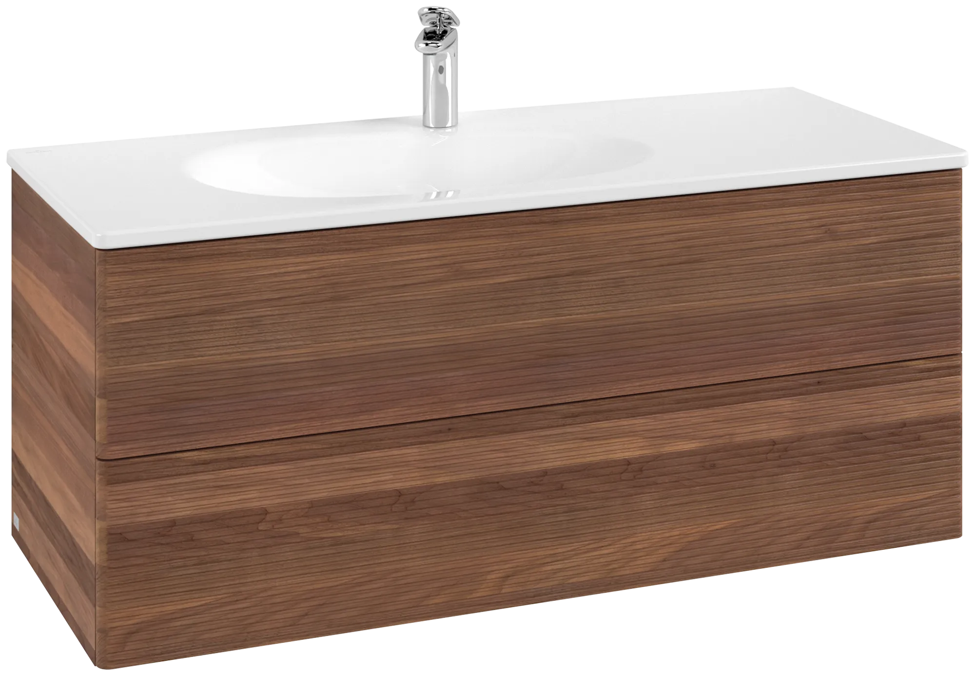Villeroy & Boch Antao Waschbeckenunterschrank K06, 1188 x 504 x 493 mm, links, Warm Walnut