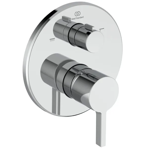 Ideal Standard Badearmatur Unterputz JOY Chrom - Wandmontage für perfektes Design im modernen Bad