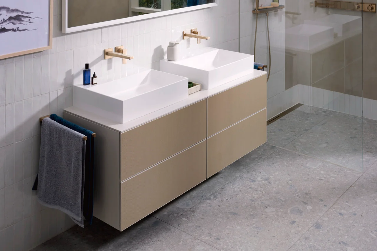 Hansgrohe Xevolos E Aufsatzwaschtisch, Keramik, weiß, 600x480 mm, 140 mm Höhe, ohne Hahnloch und Überlauf