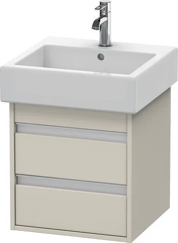 Duravit Waschtischunterschrank wandhängend „Ketho“ 45 × 48 × 44 cm Taupe Matt