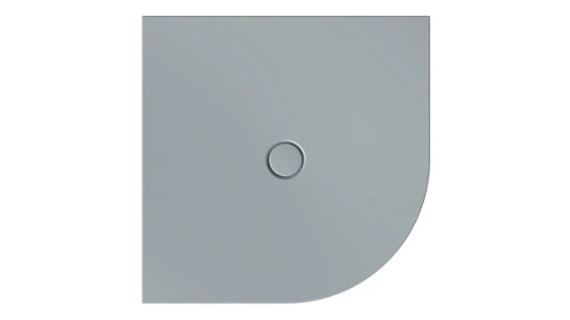 Bette viertelkreis Duschwanne „BetteFloor Corner“ 100 × 100 cm in Quartz