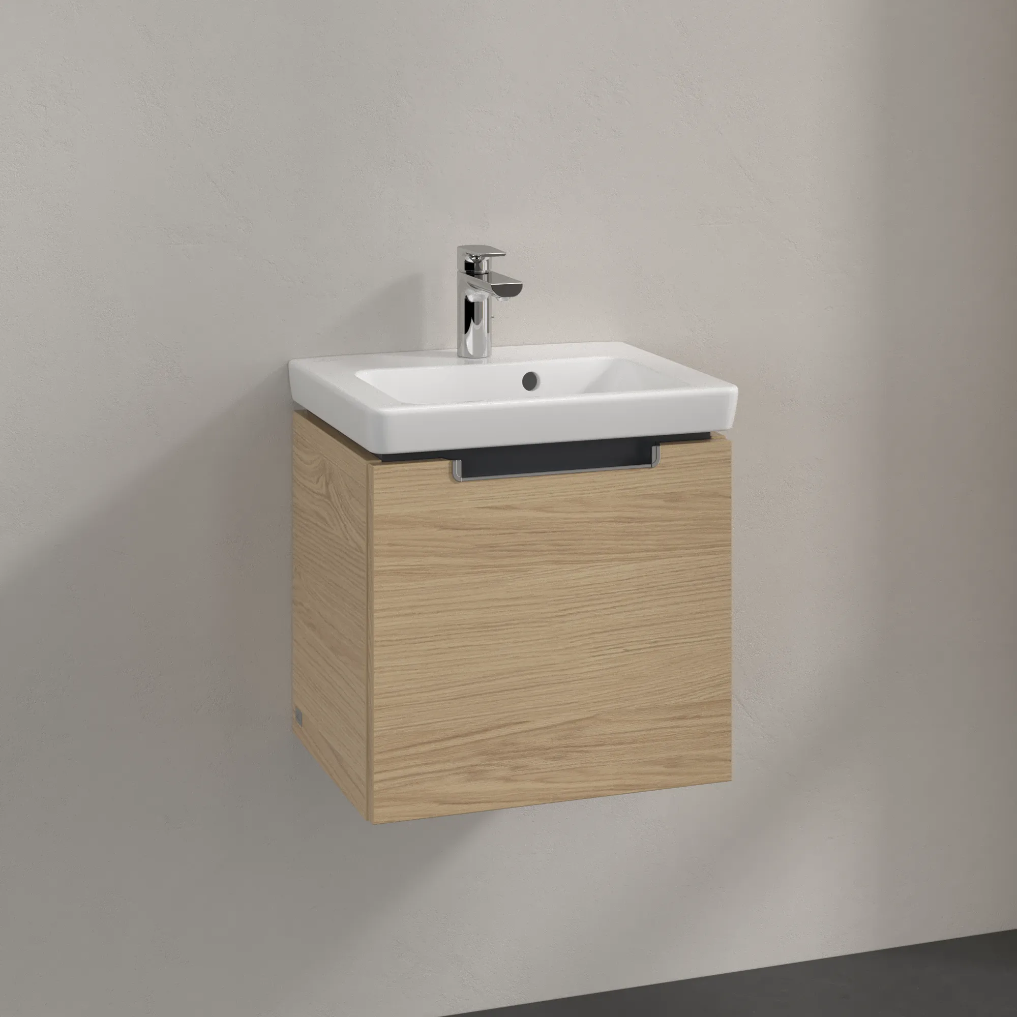 Villeroy & Boch Waschtischunterschrank „Subway 2.0“ 440 × 420 × 352 mm Nordic Oak, für Becken mittig, ohne Beleuchtung Villeroy & Boch Waschtischunterschrank „Subway 2.0“ 440 × 420 × 352 mm Nordic Oak, für Becken mittig, ohne Beleuchtung