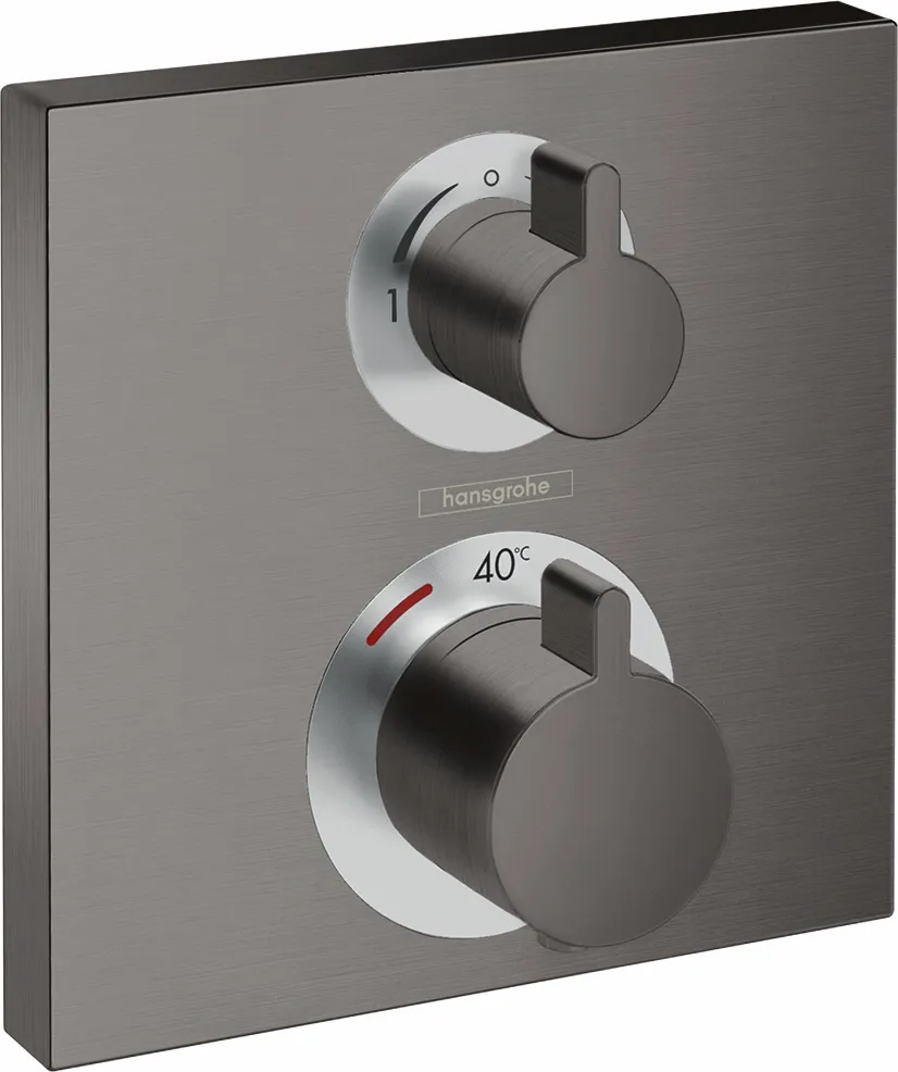 Thermostat Unterputz Ecostat Square Fertigset 2 Verbraucher chrom