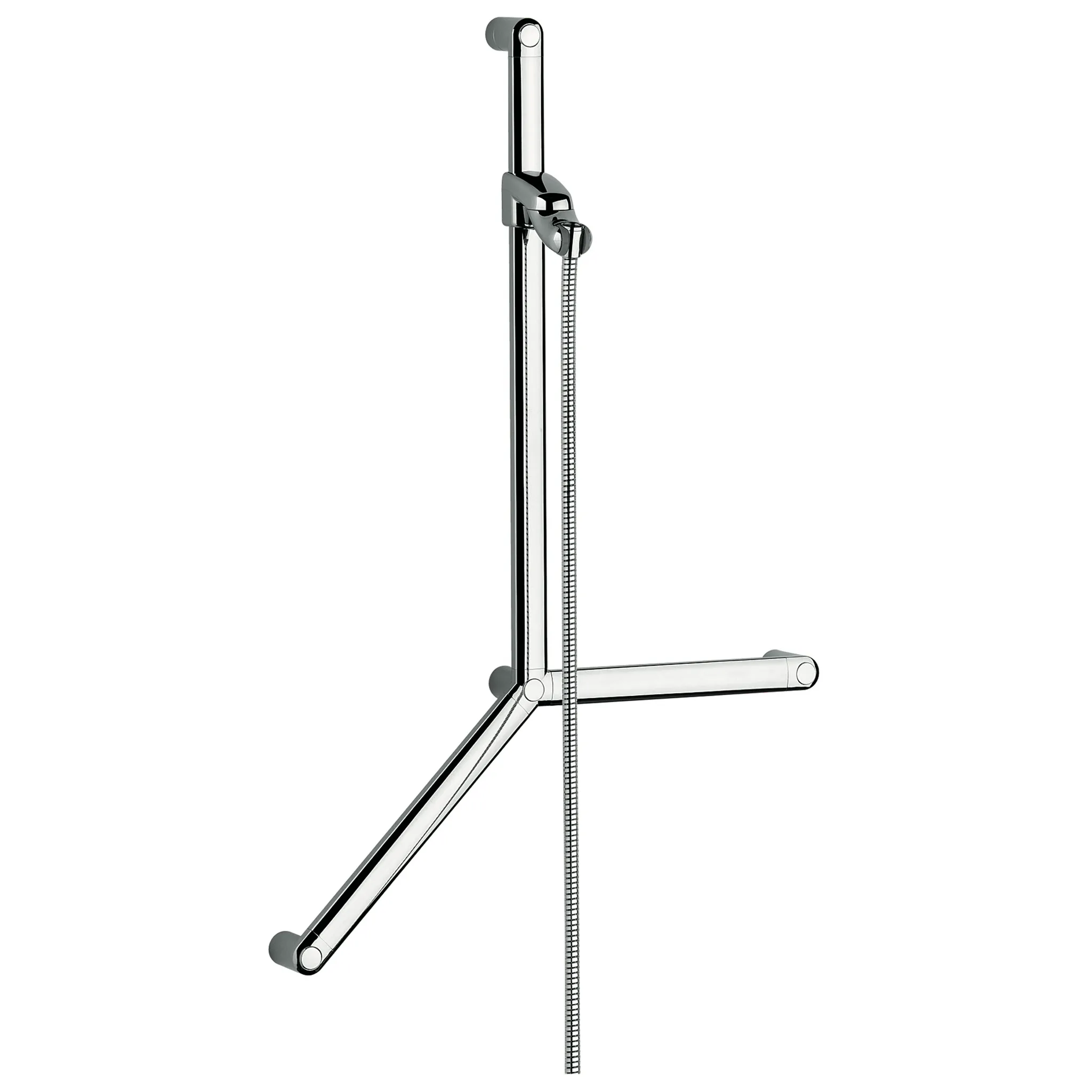SIRENA CARE Wandstange L 900mm mit 2 Haltegriffen chrom
