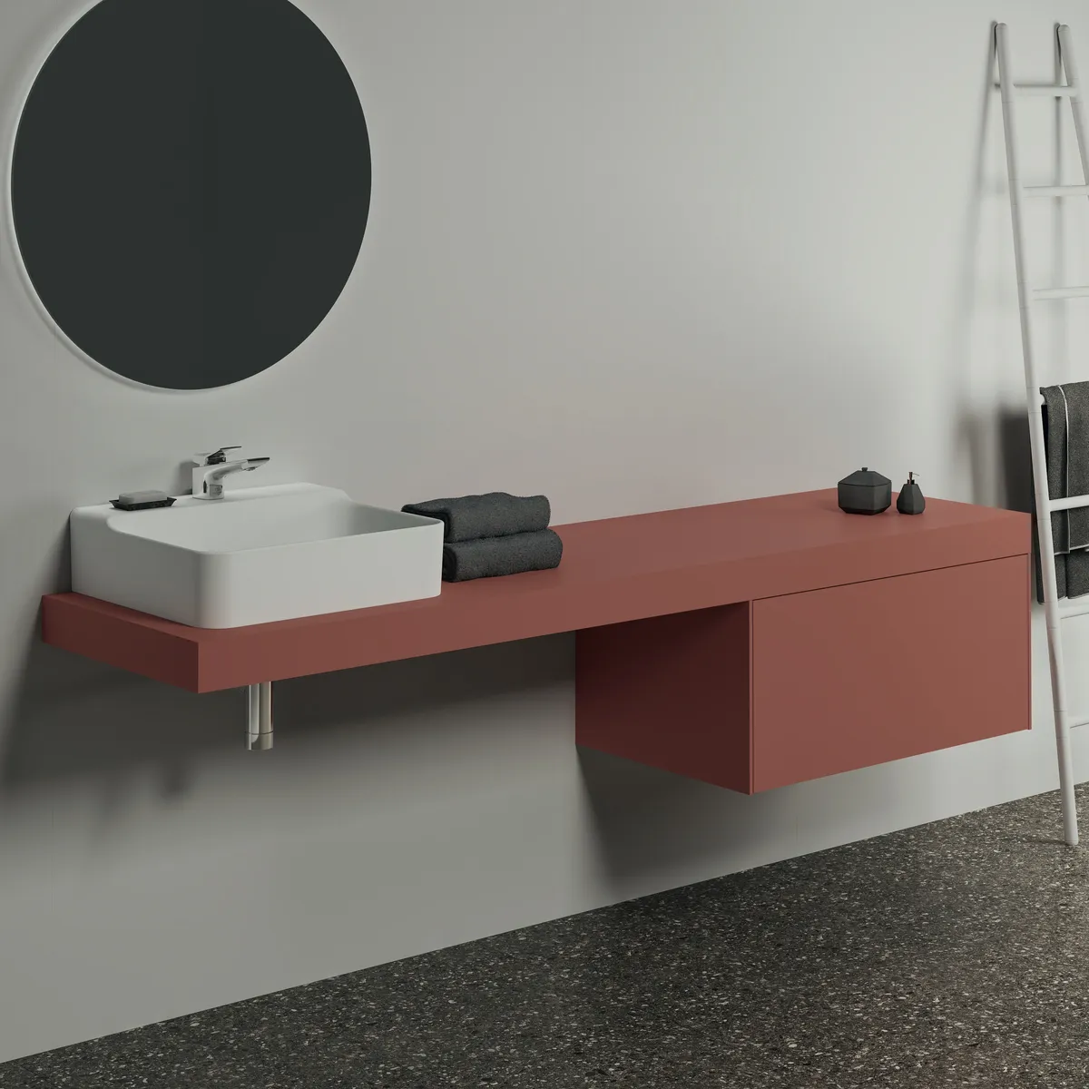 Ideal Standard Konsole Conca, 2000x505x80mm, Sunset Ideal Standard Konsole Conca, 2000x505x80mm, Sunset