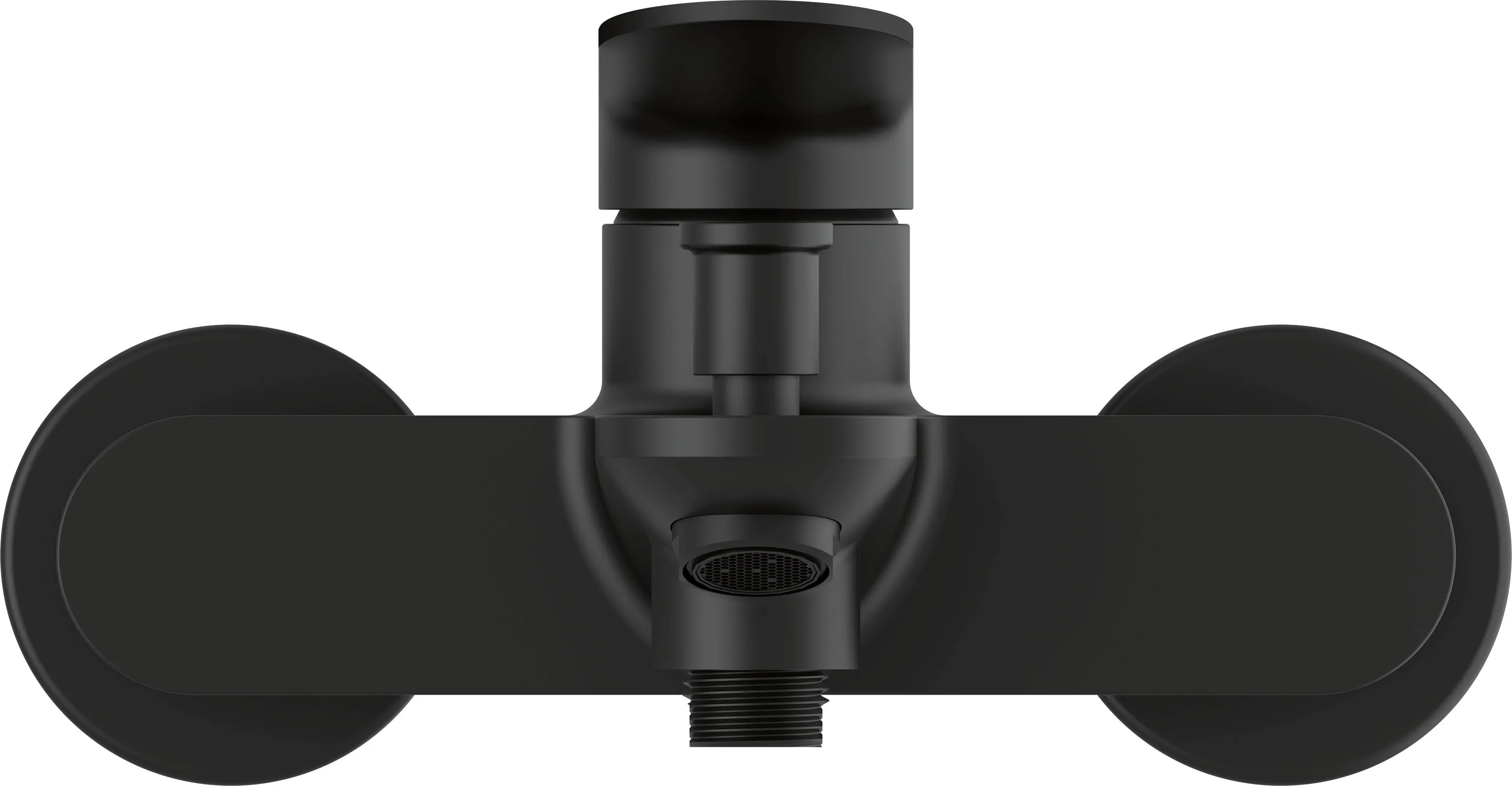 Zweihand-Wannenarmatur „Wave“ Ausladung 178 mm in Schwarz (matt) Zweihand-Wannenarmatur „Wave“ Ausladung 178 mm in Schwarz (matt)