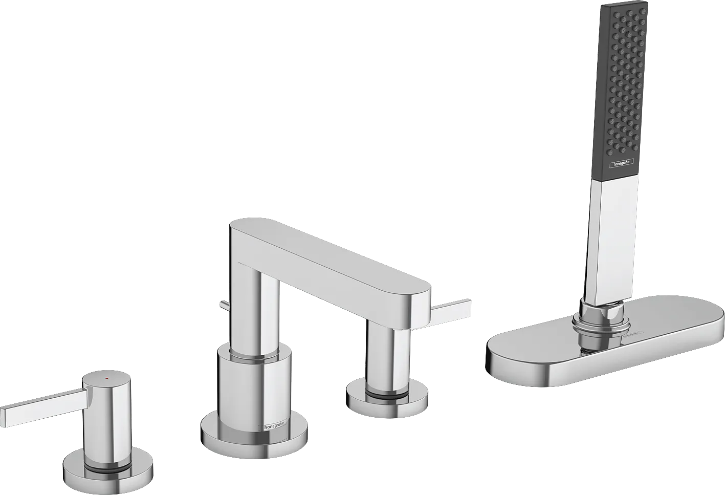 Hansgrohe Finoris 4-Loch Wannenrandarmatur mit sBox, Chrom Hansgrohe Finoris 4-Loch Wannenrandarmatur mit sBox, Chrom