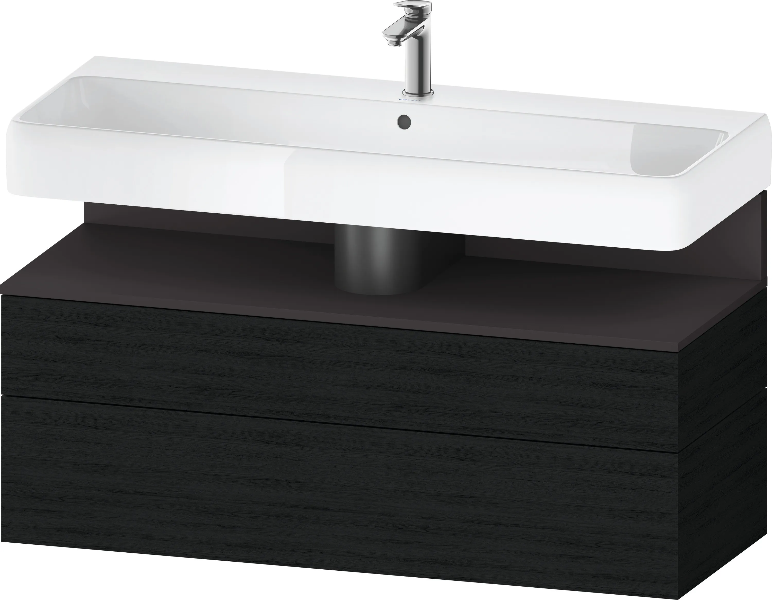 Duravit Waschtischunterschrank wandhängend „Qatego“ 119 × 59 × 47 cm, ohne Beleuchtung