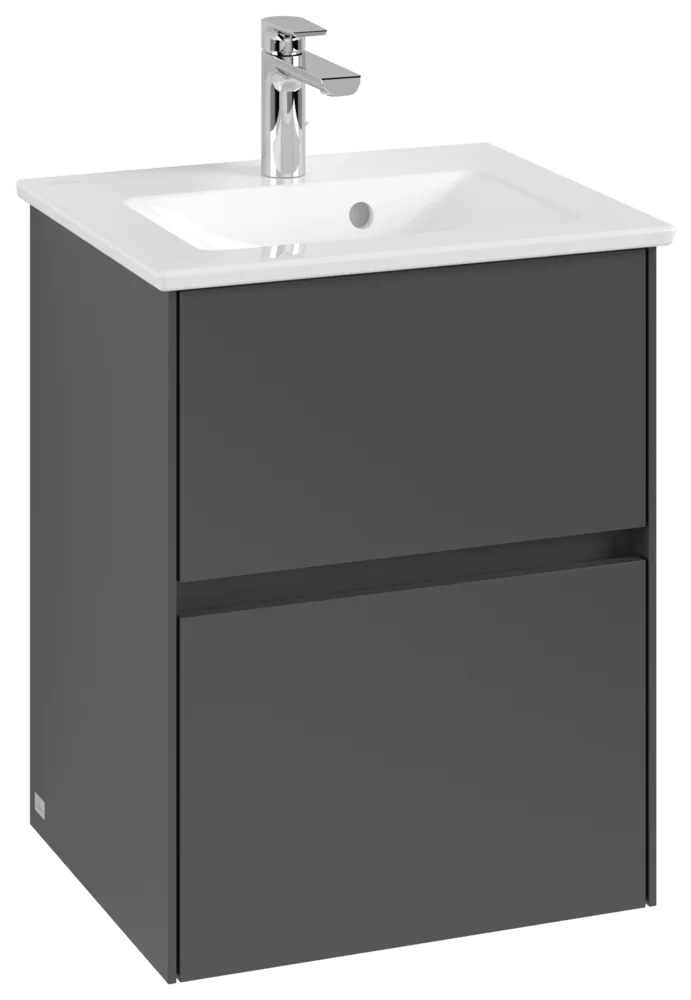 Villeroy & Boch Collaro Waschbeckenunterschrank C141B0, 472 x 610 x 404 mm, Graphite