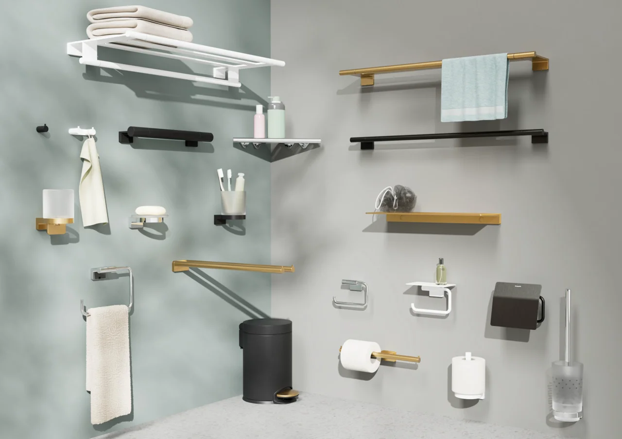 Hansgrohe AddStoris S Seifenschale Chrom, Wandmontage, Mattglas, Metallhalterung, Bohrabstand 26 mm, Bohrloch Ø 6 mm Hansgrohe AddStoris S Seifenschale Chrom, Wandmontage, Mattglas, Metallhalterung, Bohrabstand 26 mm, Bohrloch Ø 6 mm