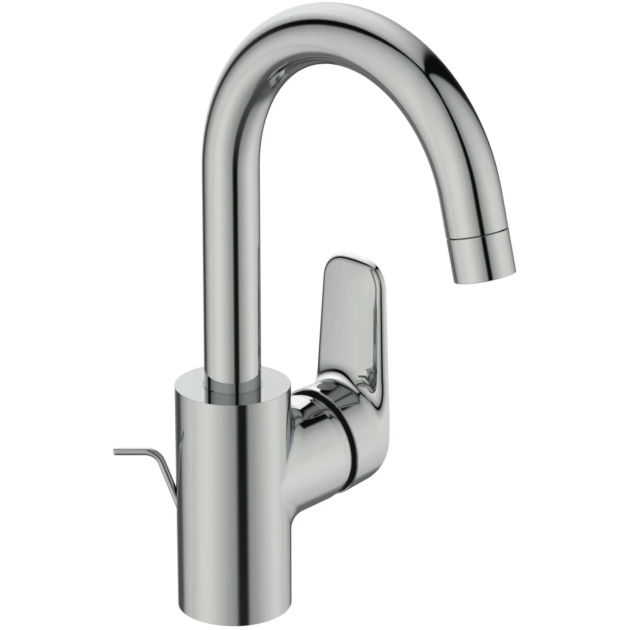 Waschtischarmatur Ceraflex, mit hohem Auslauf, mit Ablaufgarnitur, Ausladung 146mm, Chrom Waschtischarmatur Ceraflex, mit hohem Auslauf, mit Ablaufgarnitur, Ausladung 146mm, Chrom