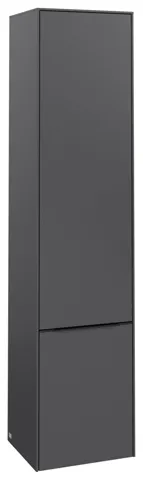 Villeroy & Boch Hochschrank „Subway 3.0“ 40 × 171 × 36,2 × 36,2 cm 2 Türen, 1 × fixer Fachboden, Anschlag: links, 4 × Glasfachboden, 2 Türen, Anschlag links