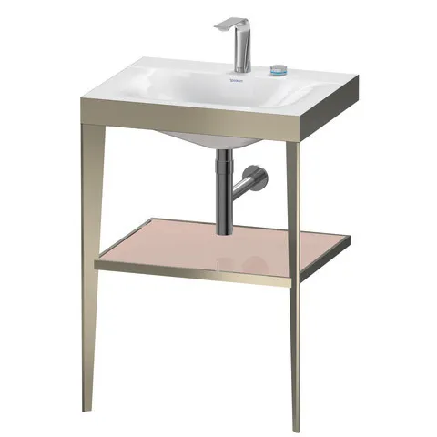 Duravit Waschtischunterschrank c-bonded Set mit Metallkonsole „XViu“ 60 × 85 × 48 cm