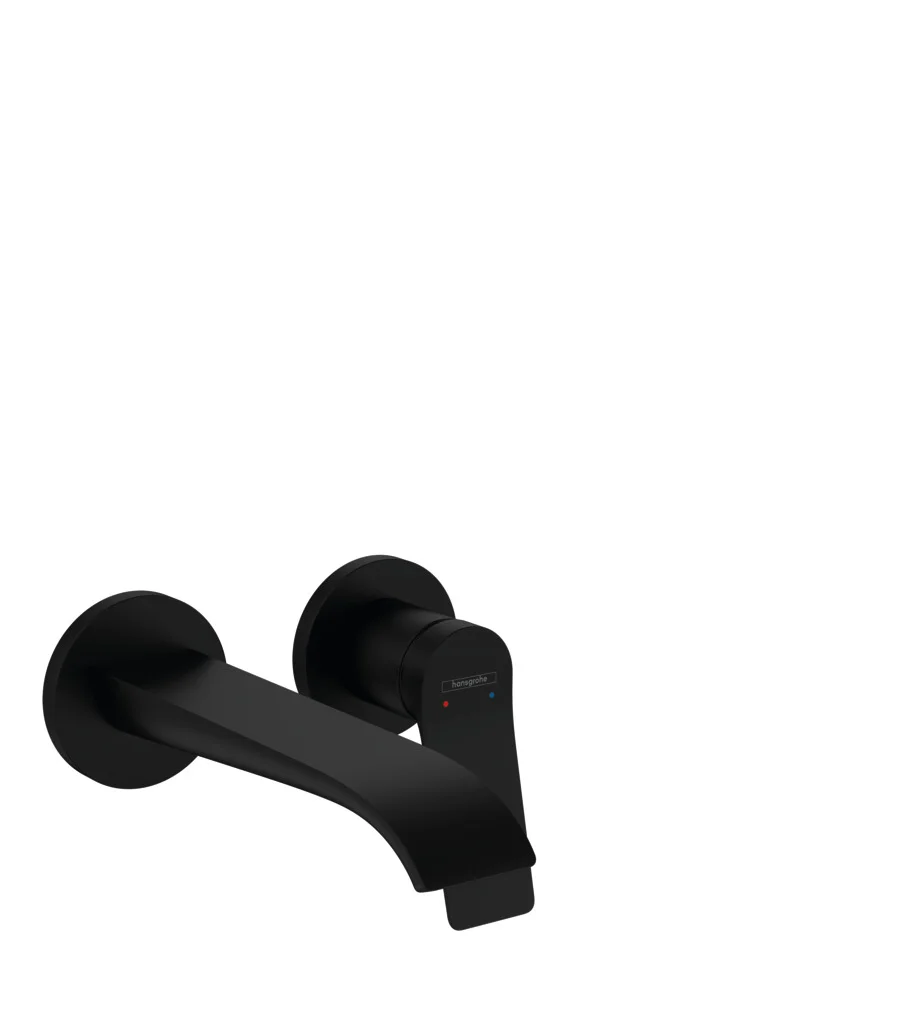 Hansgrohe Vivenis Einhebel-Waschtischmischer Unterputz, mattschwarz, Ausladung 192 mm Hansgrohe Vivenis Einhebel-Waschtischmischer Unterputz, mattschwarz, Ausladung 192 mm