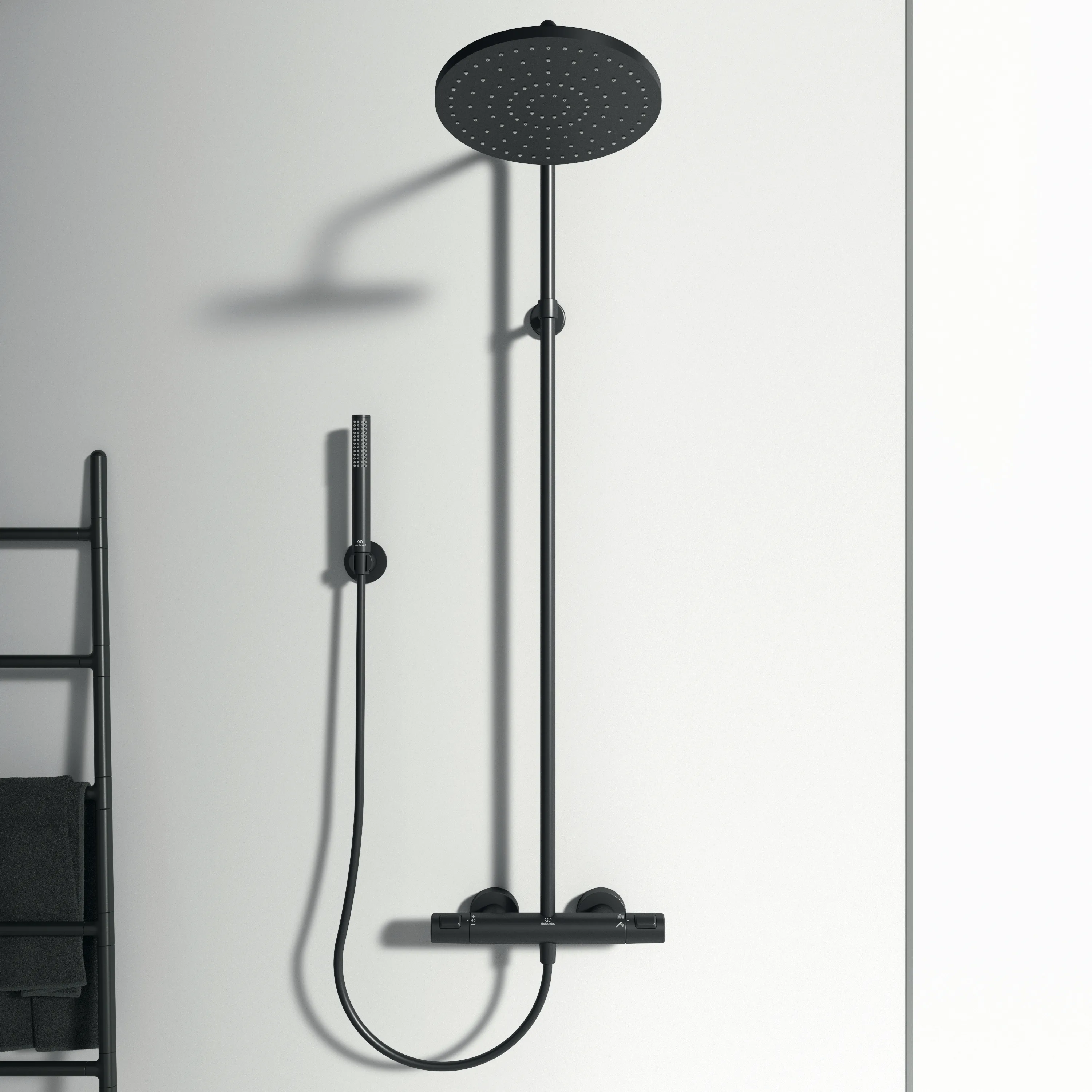 Ideal Standard Ceratherm T25 Duschsystem Stick-Handbrause Silk Black Ideal Standard Ceratherm T25 Duschsystem Stick-Handbrause Silk Black