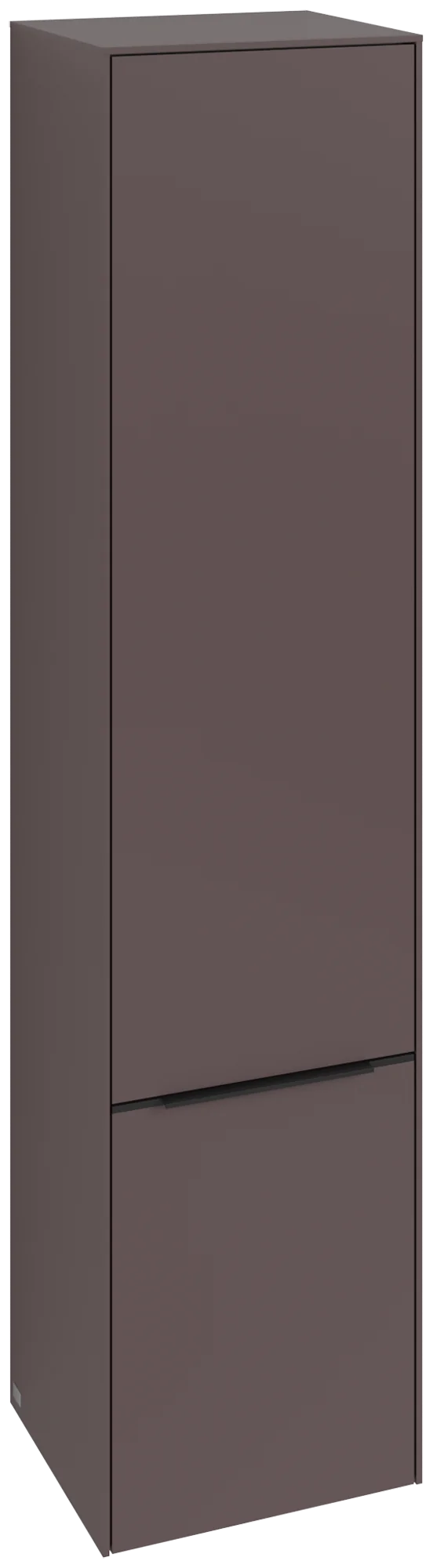 Villeroy & Boch Hochschrank Subway 3.0, Eckig Dark Berry, 400x1710x346mm, 2 Türen, SoftClosing, Wandmontage
