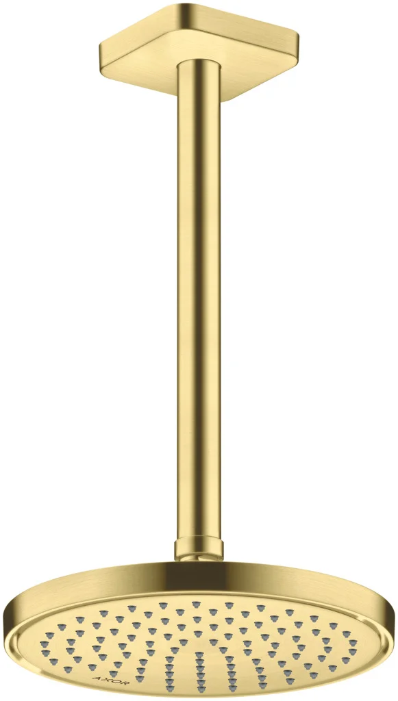 Hansgrohe AXOR ShowerSolutions Deckenanschlussstuck 300 mm softsquare BB, Messing, Aufputzmontage, G 1/2 Hansgrohe AXOR ShowerSolutions Deckenanschlussstuck 300 mm softsquare BB, Messing, Aufputzmontage, G 1/2