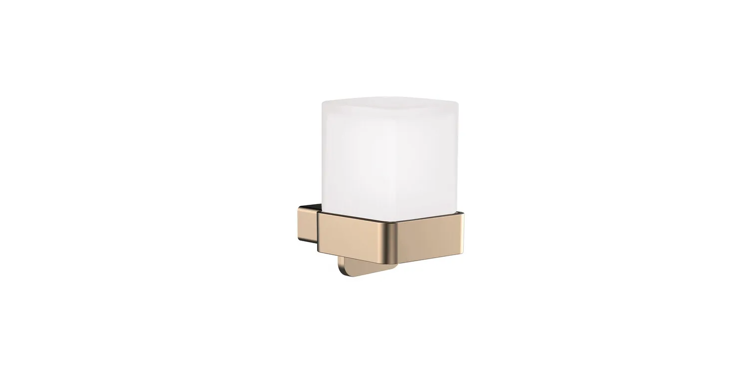 loft Einhand-SeifenspenderGlasteil satiniert, bronze