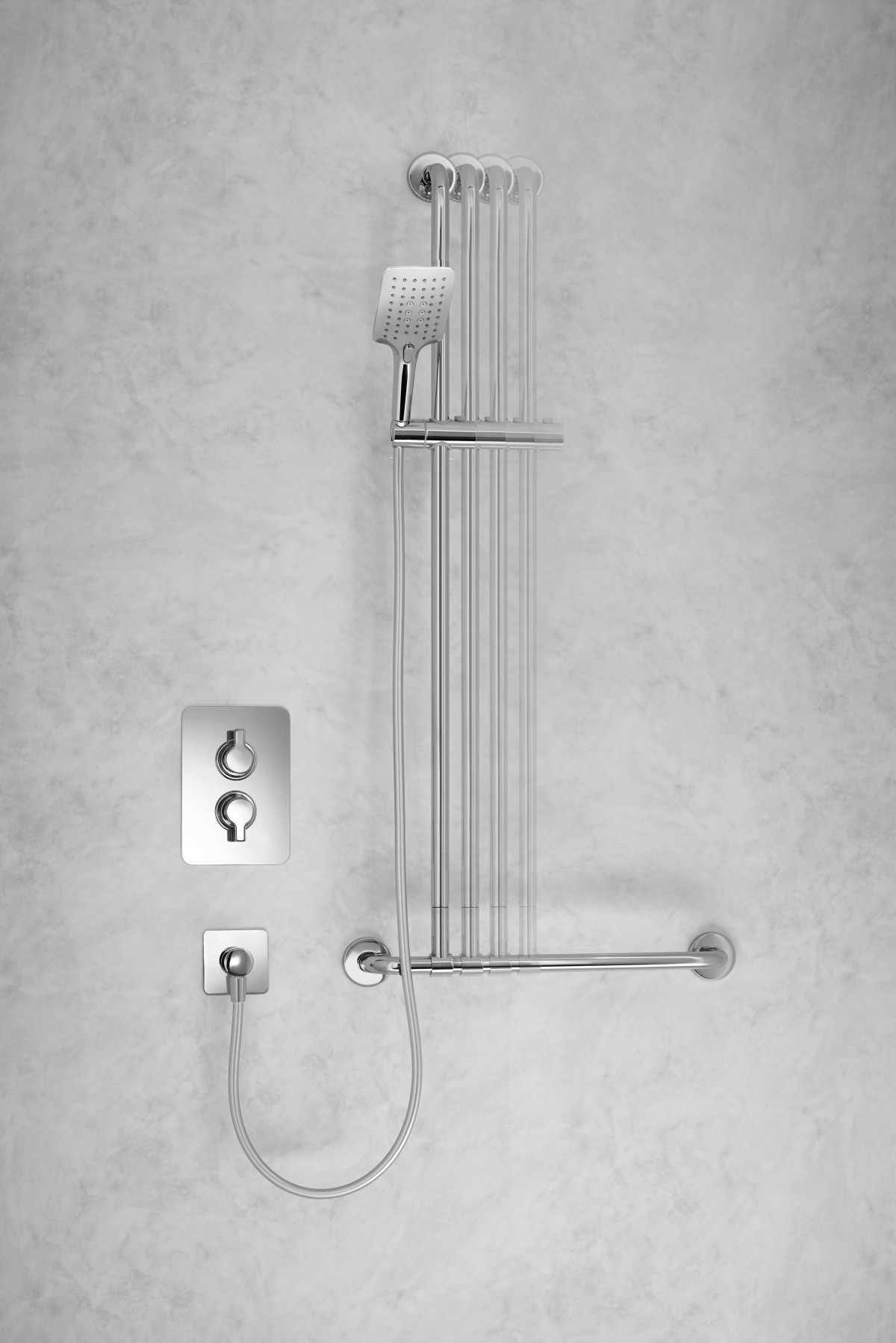 HSK Stützgriff „Solida“ T-Form in chrom HSK Stützgriff „Solida“ T-Form in chrom