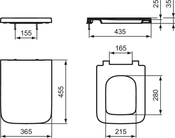 WC-Paket Blend Cube WC Randlos mit WC-Sitz Softclosing 365x540x375mm Weiß WC-Paket Blend Cube WC Randlos mit WC-Sitz Softclosing 365x540x375mm Weiß