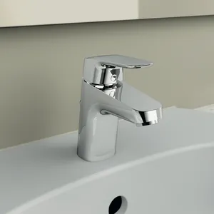 Waschtischarmatur Ceraflex, 5 l/min., BlueStart, mit Ablaufgarnitur, Ausladung 101mm, Chrom Waschtischarmatur Ceraflex, 5 l/min., BlueStart, mit Ablaufgarnitur, Ausladung 101mm, Chrom