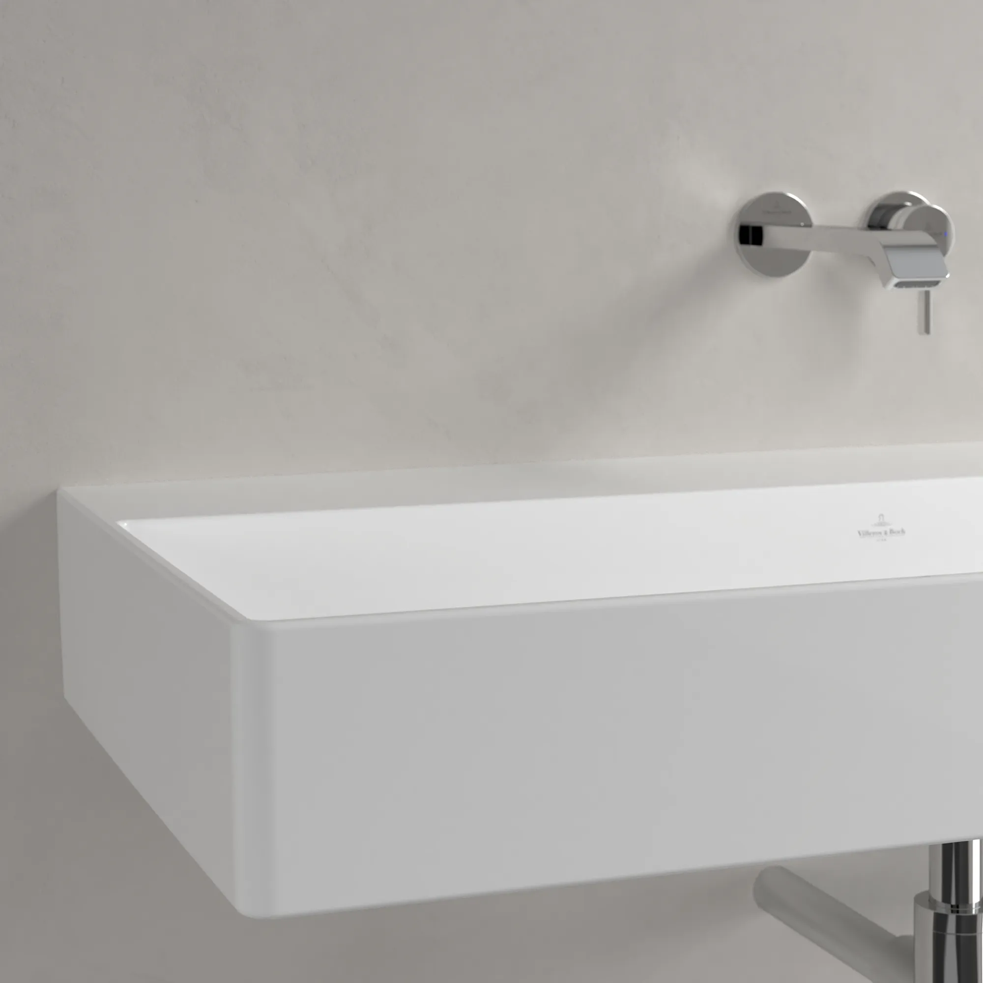 Villeroy & Boch Waschbecken Memento 2.0 4A22A3, 1000 x 470 mm, Rechteck, ohne Überlauf, Weiß Alpin
