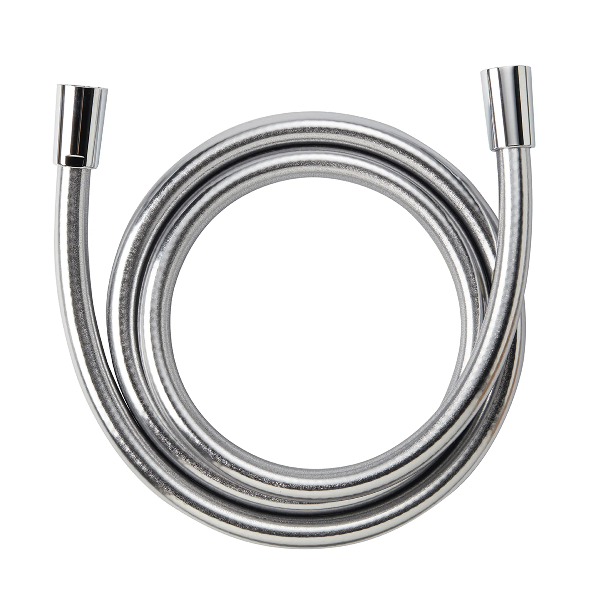 Kunststoff-Brauseschlauch Simiflex, mit Metalleffekt und drehbarer Verbindung, 1/2″ x 1/2″, Länge 1800mm