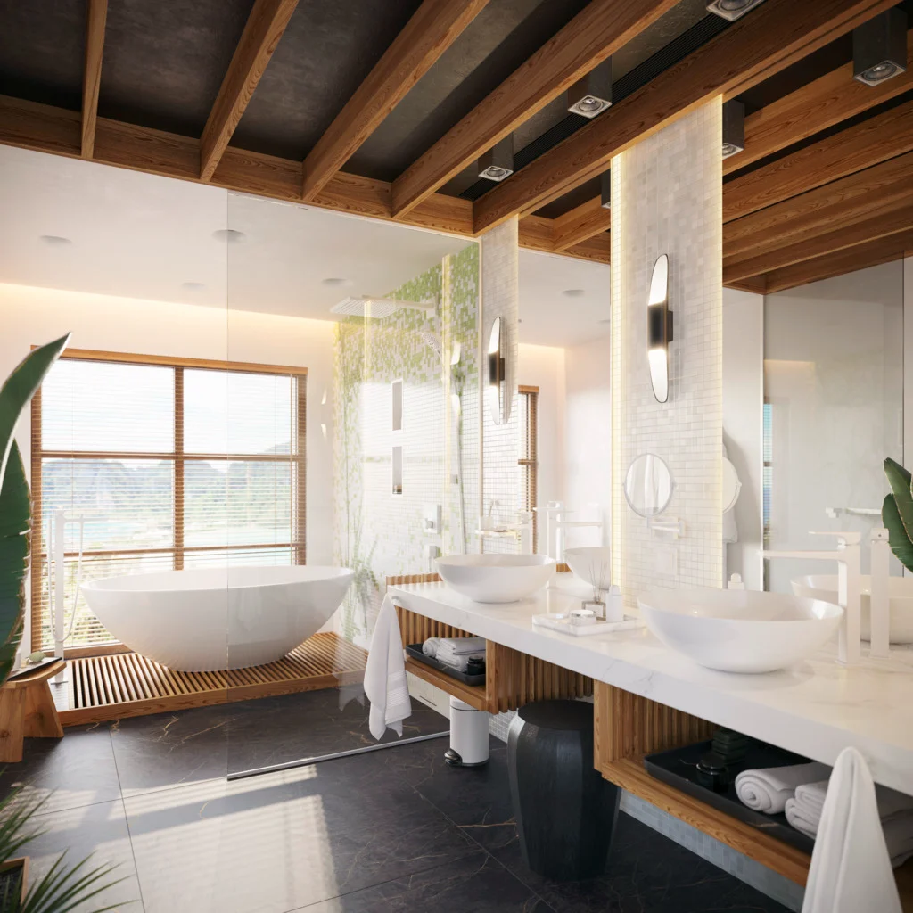 Hansgrohe RainDrain Flex Duschrinne 1000 mm, wandangebunden, höhenverstellbar, Edelstahl V2A, Mattweiß