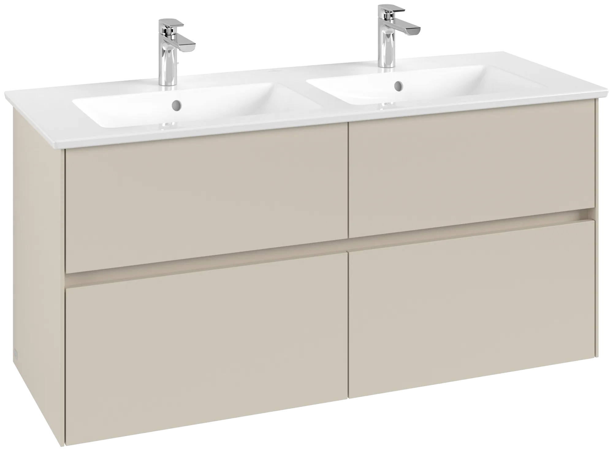 Villeroy & Boch Collaro Waschbeckenunterschrank C147B0, 1261 x 610 x 480 mm, Cashmere Grey