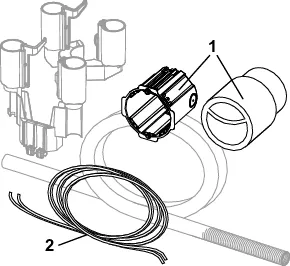 flushpoint pneumat. Fernauslösung f. Spülk. m. Ablaufventil A 5, Rohbauset