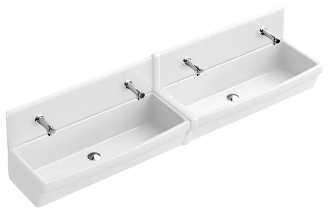 Reihenwaschanlage „O.novo“ 100 × 41,5 cm Reihenwaschanlage „O.novo“ 100 × 41,5 cm