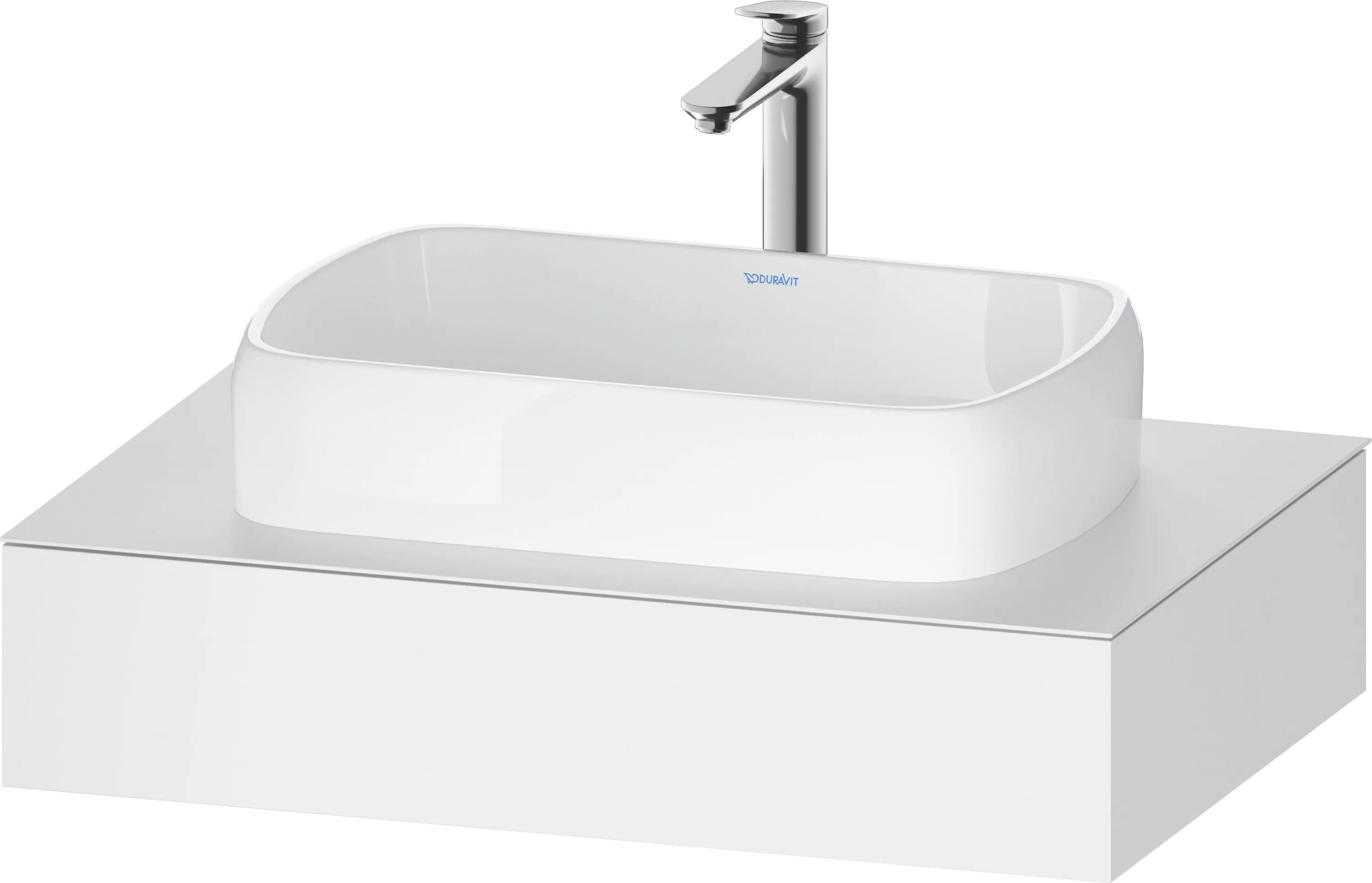 Duravit Konsole „Qatego“ in Weiß Matt Duravit Konsole „Qatego“ in Weiß Matt