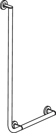 HEWI Haltegriff Ausführung rechts „System 900“ in Dunkelgrau tiefmatt HEWI Haltegriff Ausführung rechts „System 900“ in Dunkelgrau tiefmatt