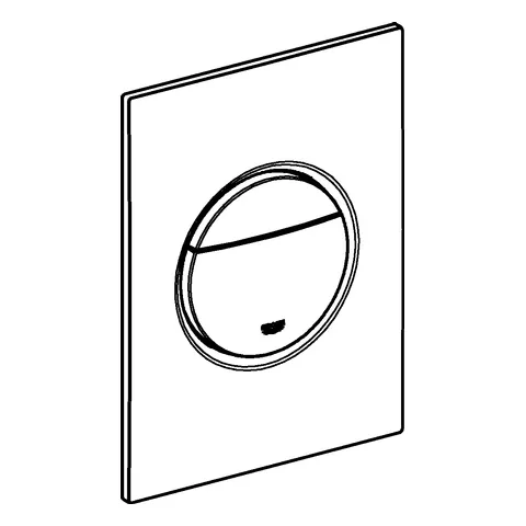 Grohe Nova Cosmopolitan S WC-Betätigung 37601 hard graphite Grohe Nova Cosmopolitan S WC-Betätigung 37601 hard graphite