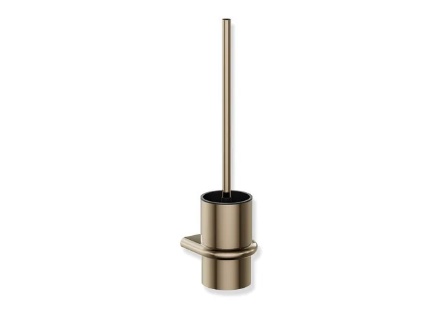 HEWI WC-Bürstengarnitur Serie 480, PVD-beschichtet, Bronze glänzend, 107 x 447 x 115 mm, Wandmontage