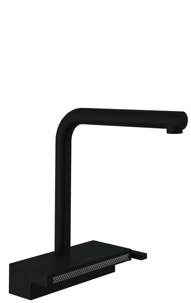 Hansgrohe Aquno Select M81 Einhebel-Küchenmischer 250, Ausziehauslauf, 2-Jet, mattschwarz