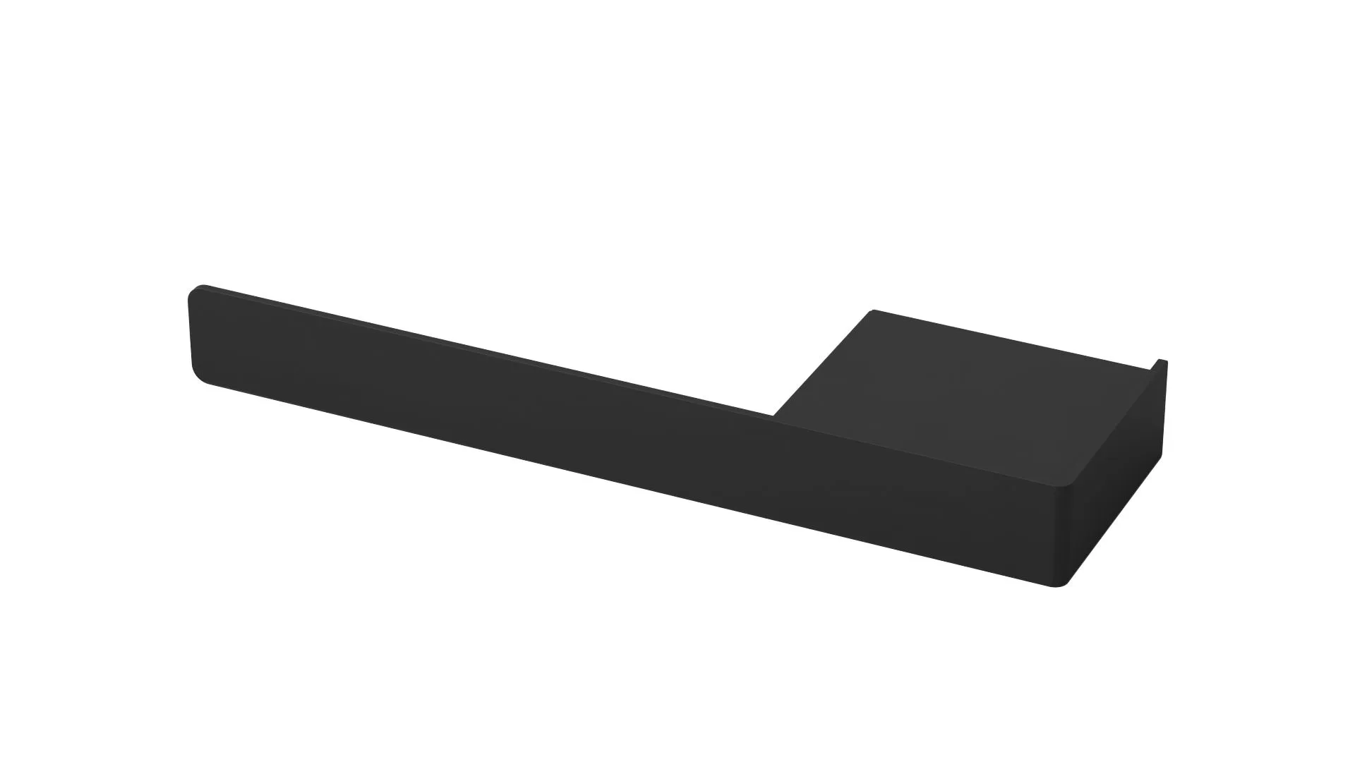 Kermi Handtuchbügel seitlich offen nach rechts „Multi+“, links in schwarz Kermi Handtuchbügel seitlich offen nach rechts „Multi+“, links in schwarz