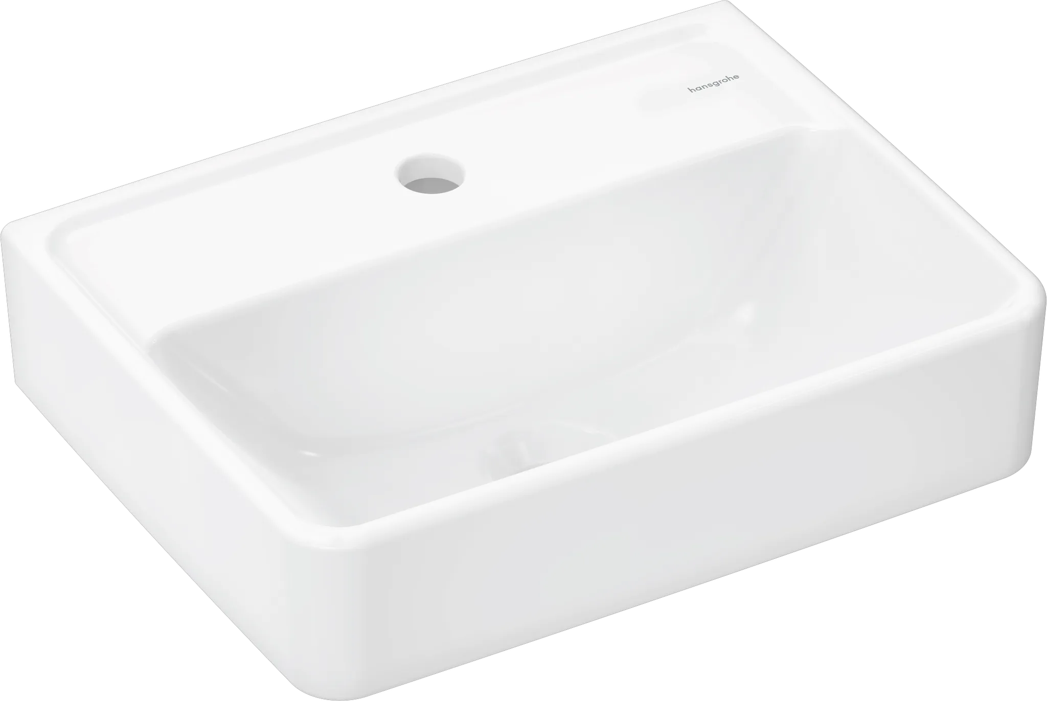 Hansgrohe Xanuia Q Handwaschbecken 450⁄340 mm, weiß Hansgrohe Xanuia Q Handwaschbecken 450⁄340 mm, weiß