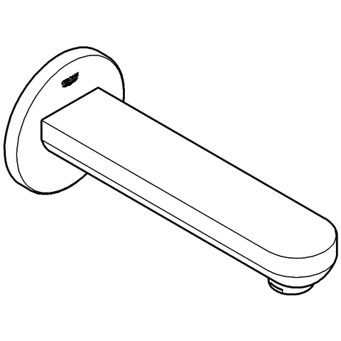 Wanneneinlauf Eurosmart Cosmopolitan 13261, Wandmontage, Ausladung 170 mm, chrom Wanneneinlauf Eurosmart Cosmopolitan 13261, Wandmontage, Ausladung 170 mm, chrom