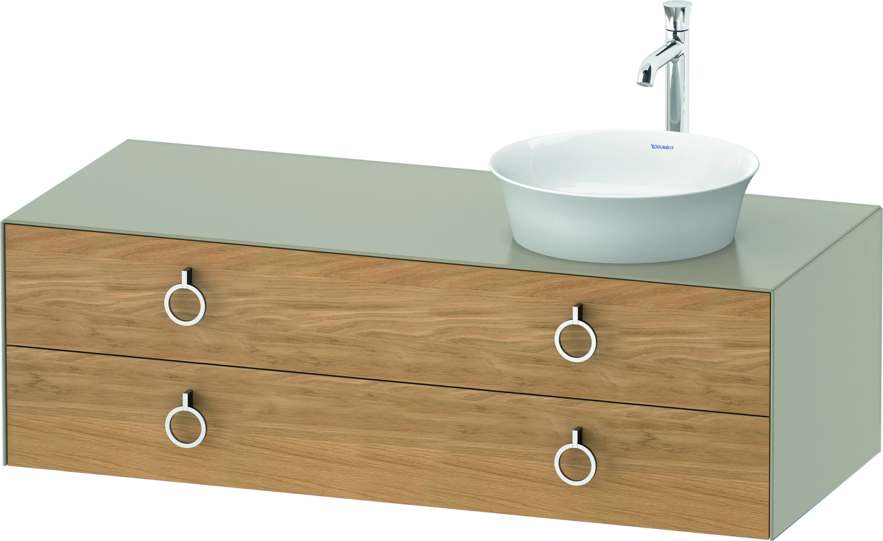 Duravit Waschtischunterschrank „White Tulip“, mit Beleuchtung