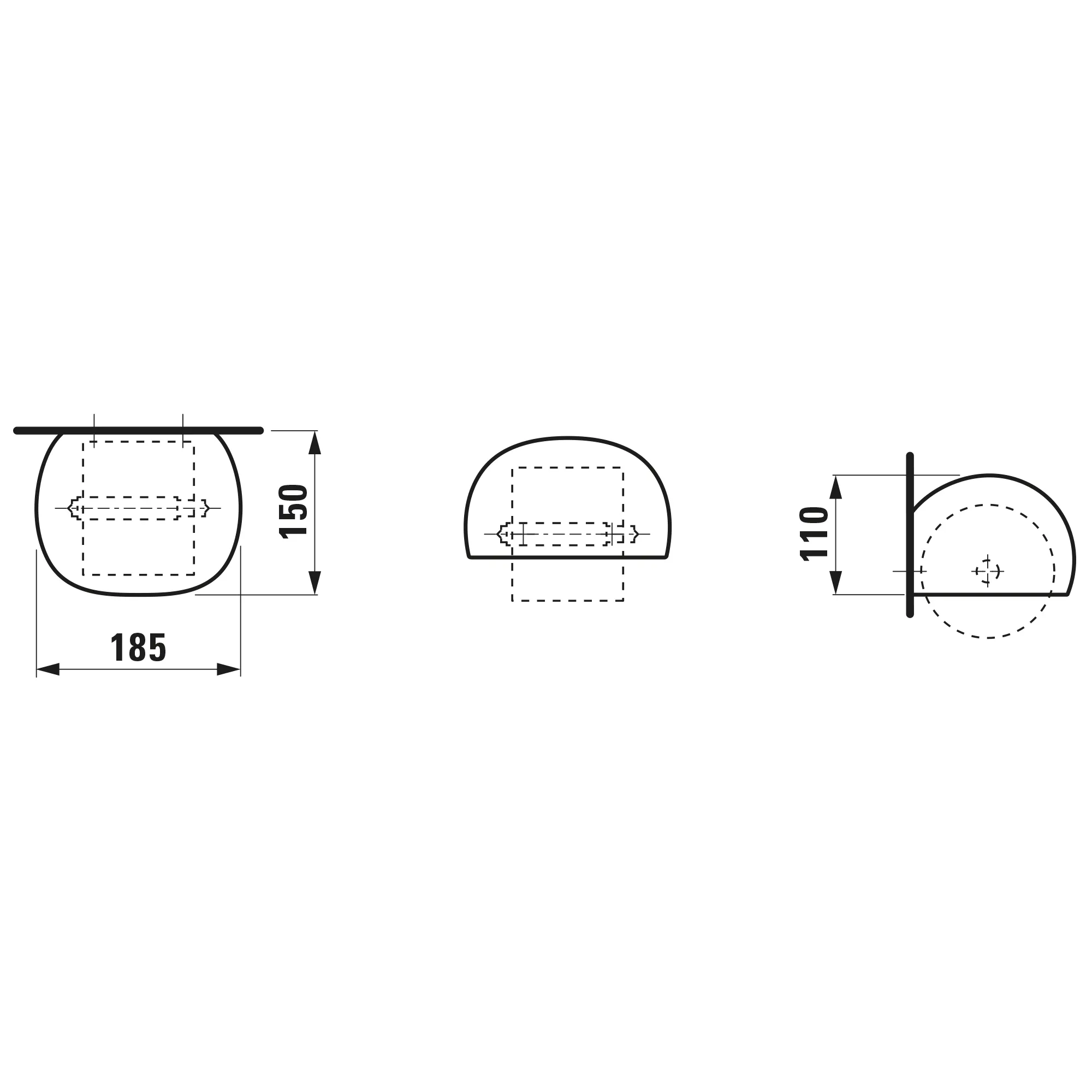 Keramische Ablage, ILBAGNOALESSI, 175x630x50, mit Handtuchschlitz, Montage geschraubt, Weiß Keramische Ablage, ILBAGNOALESSI, 175x630x50, mit Handtuchschlitz, Montage geschraubt, Weiß