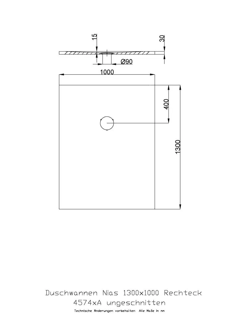 Hoesch Nias Duschwanne Mineralguss Solique, strukturierte Oberfläche, Weiß Hoesch Nias Duschwanne Mineralguss Solique, strukturierte Oberfläche, Weiß