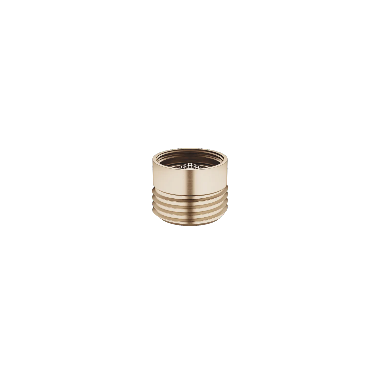 Dornbracht Adapter für Brauseabgang SERIENNEUTRAL, 3/8" x 1/2", Champagne gebürstet (22kt Gold)