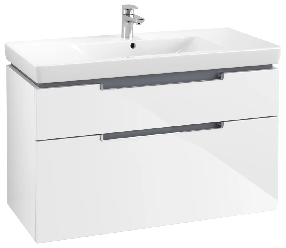 Villeroy & Boch Subway 2.0 Waschbeckenunterschrank Glossy White 987x590x449 mm Villeroy & Boch Subway 2.0 Waschbeckenunterschrank Glossy White 987x590x449 mm