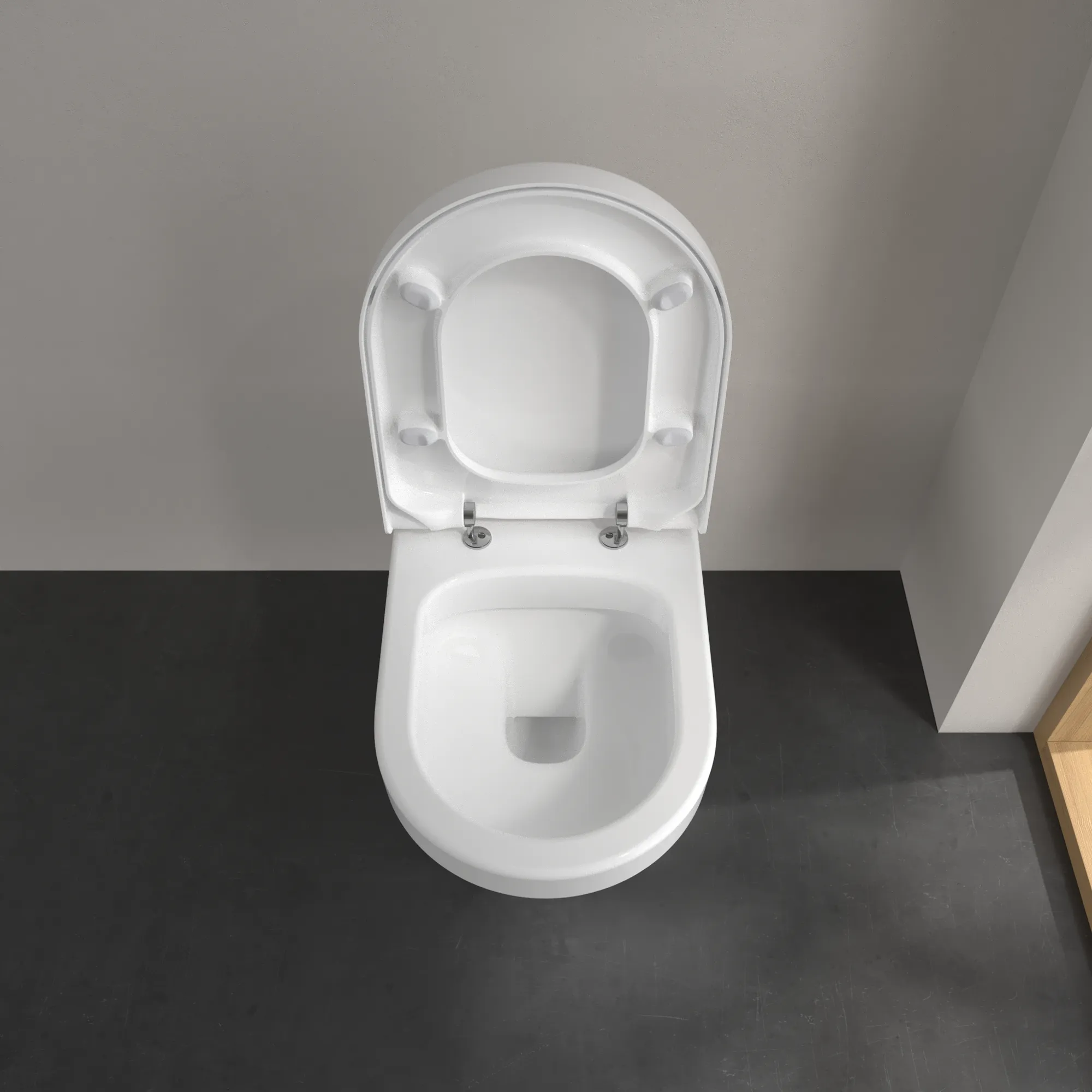 Wand-Tiefspül-WC DirectFlush „ViCare“ 37 × 32,5 × 70 cm ohne Spülrand