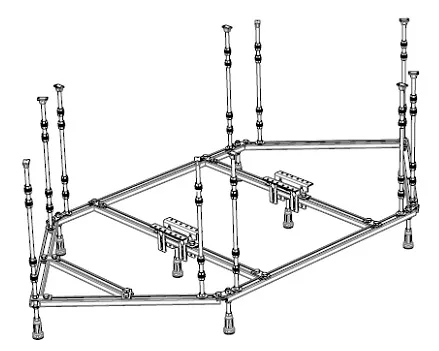 Hoesch Untergestell für Badewanne 203,5 × 88,5 cm