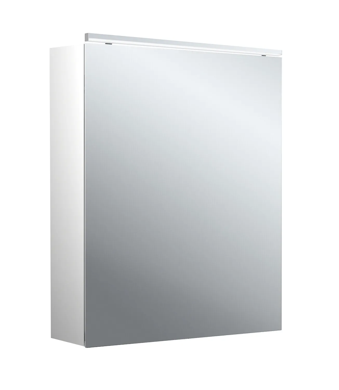 Lichtspiegelschrank pure II Classicleuchte, Aufputz, mit Waschtischbeleuchtung, 1 Tür, 600mm Lichtspiegelschrank pure II Classicleuchte, Aufputz, mit Waschtischbeleuchtung, 1 Tür, 600mm