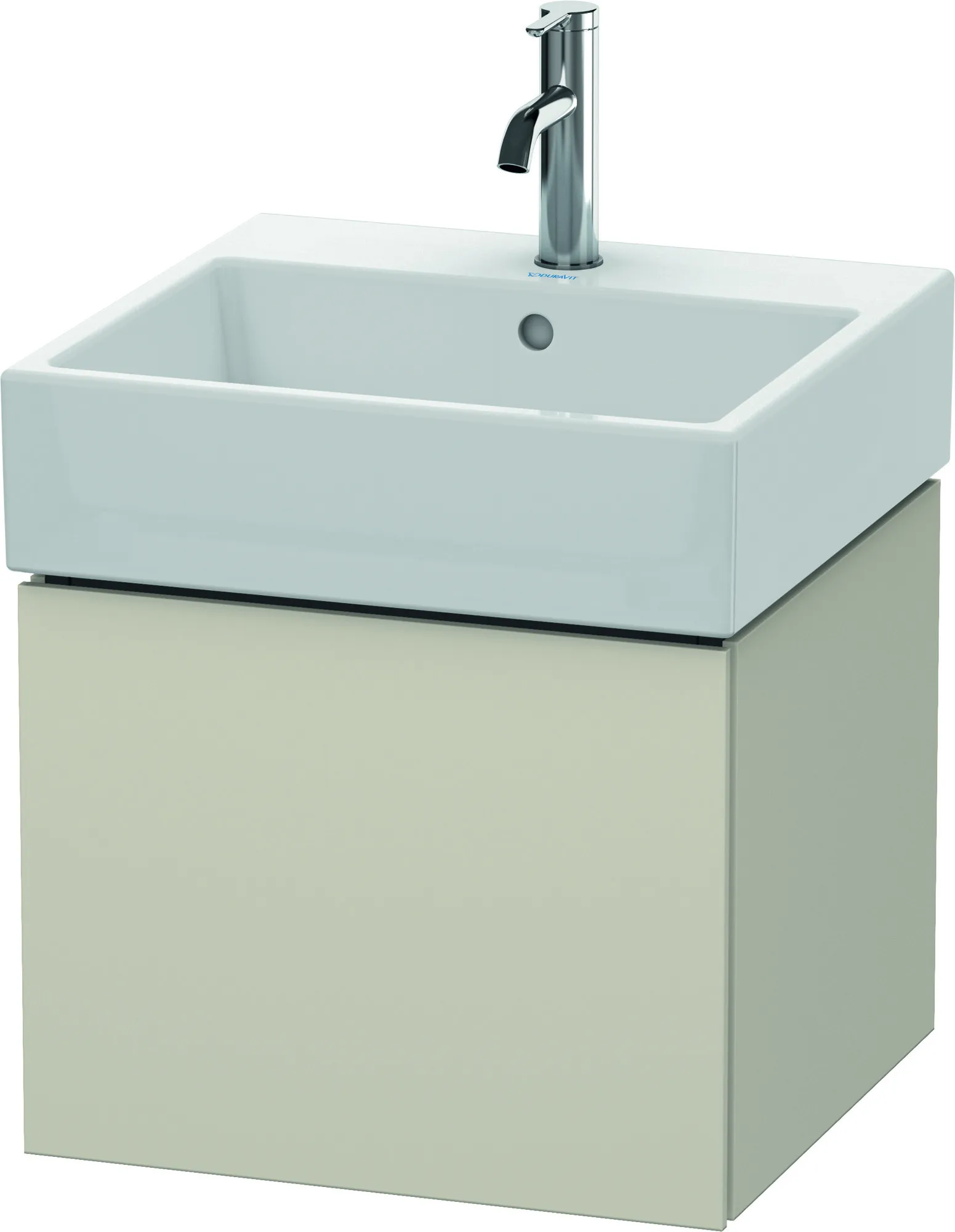 Duravit Waschtischunterschrank wandhängend „L-Cube“ 48,4 × 39,4 × 45,9 cm Taupe Matt Duravit Waschtischunterschrank wandhängend „L-Cube“ 48,4 × 39,4 × 45,9 cm Taupe Matt
