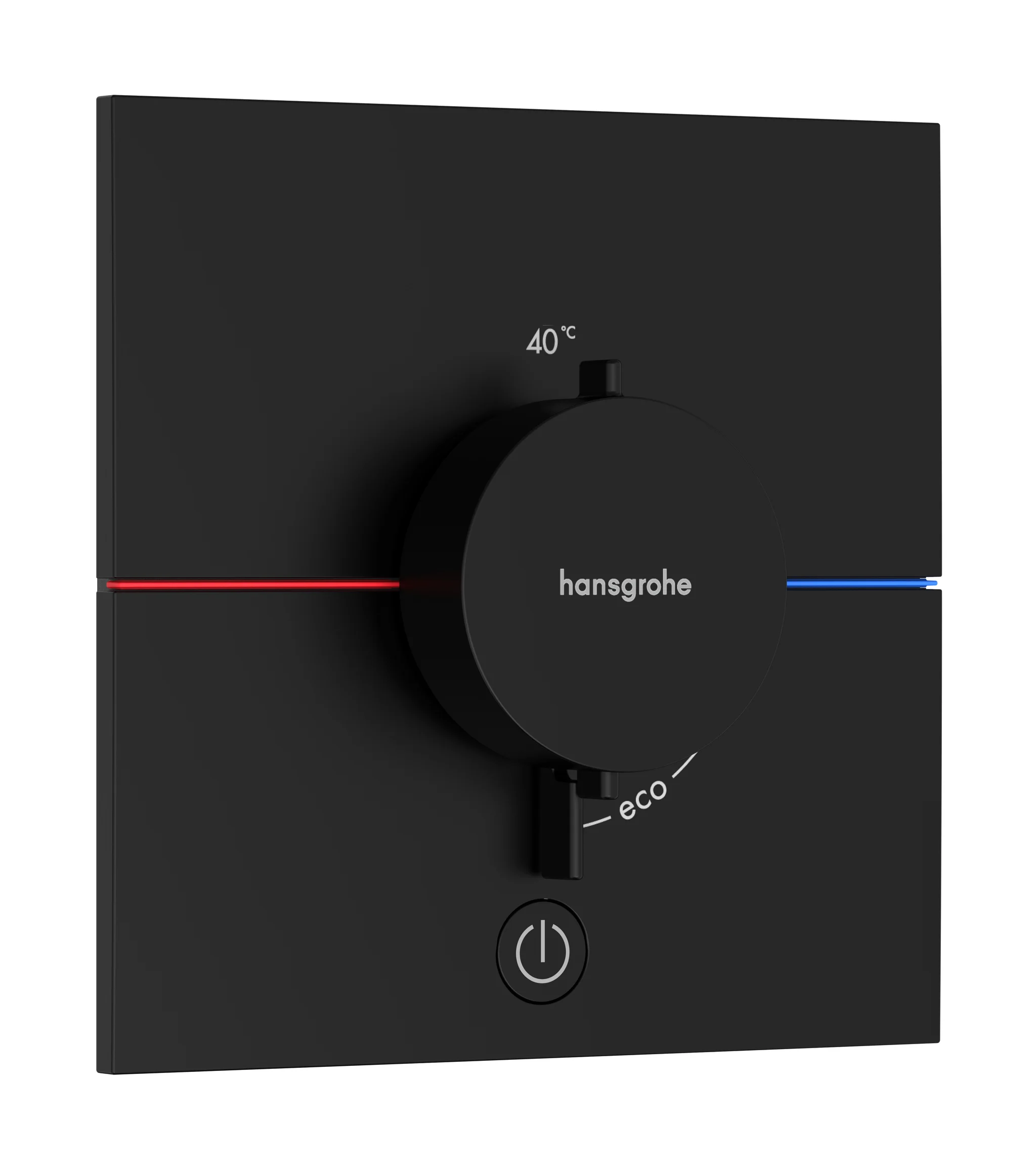 Hansgrohe ShowerSelect Comfort E Absperrventil Unterputz, 3 Verbraucher, Mattschwarz