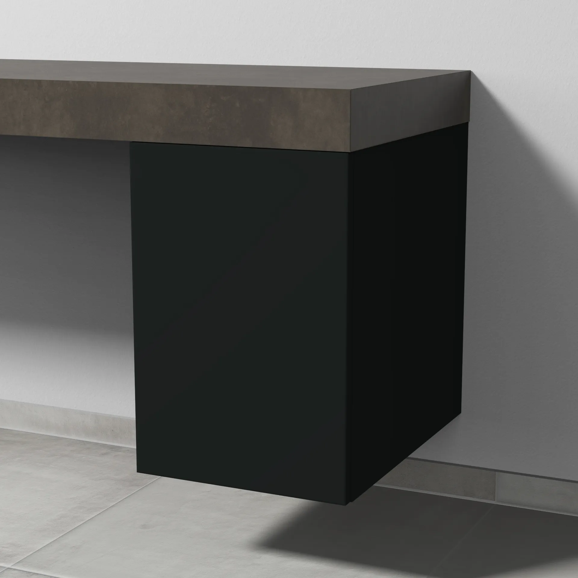 Sanipa Anbauschrank „2morrow“ 350 × 510 × 520 mm in Vulkan (matt)